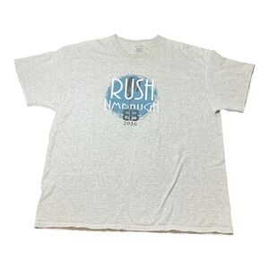 Rush Limbaugh 2016 EIB Radio Show Graphic T-Shirt Gray Mens XL